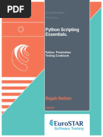 Python Scripting Essentials.: Rejah Rehim