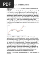 An Introduction To Interpolation