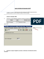 Transaction J1BG - Bloqueio Impressão