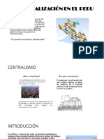 Descentralización en El Peru