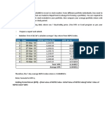 Analyze Stock Returns and Compare to NEPSE Index