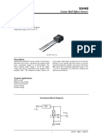 Linear Hall Effect Sensor: Features