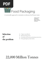 Sustainable Systems For Food Packaging