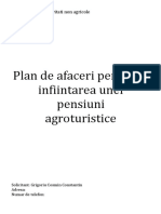 Plan Afaceri Pensiune Agroturistica