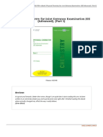 Physical Chemistry For Joint Entrance Examinatio PDF