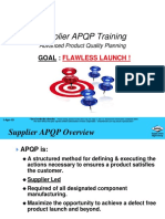 Dana Supplier APQP Training