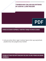 Pertimbangan Tambahan Dalam Akuntansi Untuk Kegiatan Usaha Luar