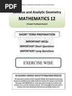 Short Term Preparation FSC 2 PTB Salman Sherazi