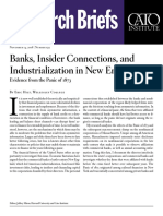 Banks, Insider Connections, and Industrialization in New England: Evidence From The Panic of 1873