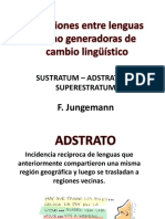 Sustrato - Relaciones Entre Lenguas y Cambio Lingüístico-Filología - FFyL-UNCu