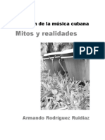 El Origen de La Musica Cubana. Mitos y Realidades PDF