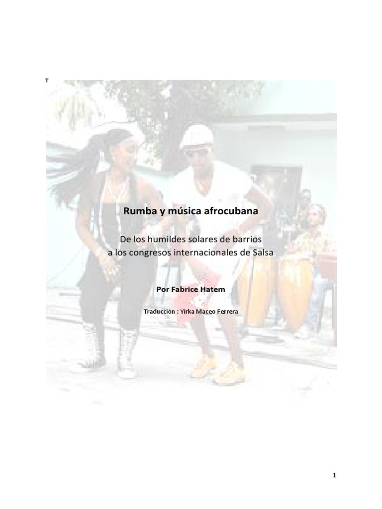 Rumba y Música Afrocubana | PDF | Cuba | la Habana
