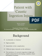 A Patient With Caustic Ingestion Injury: Brinna Anindita Budi Widodo