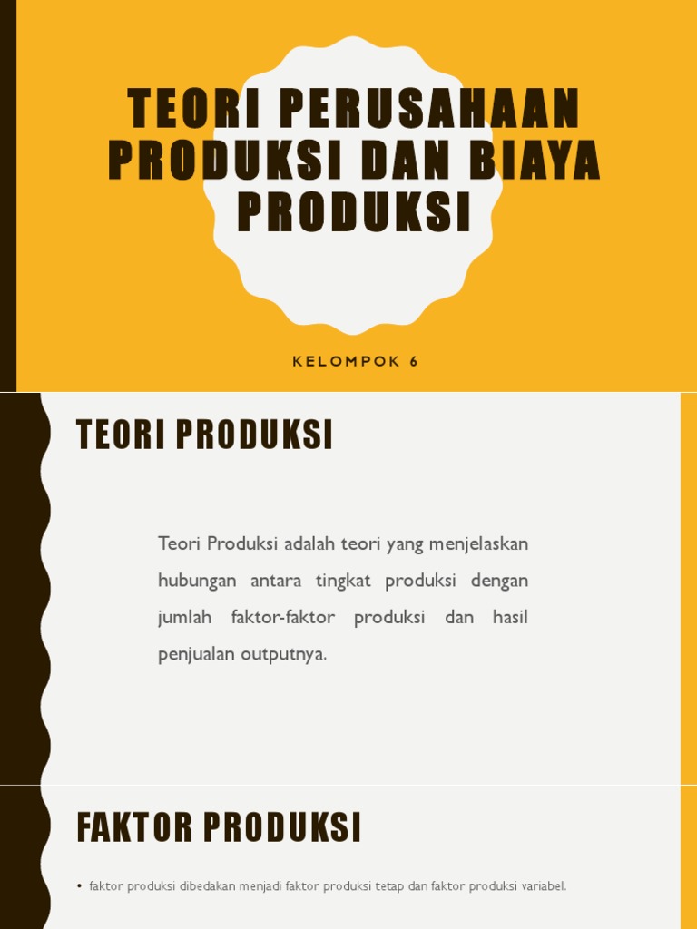 produksi dan biaya produksi ppt produksi dan biaya produksi ppt