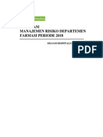 Program Manajemen Risiko Farmasi Periode 2018