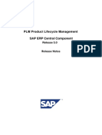 PLM Product Lifecycle Management: SAP ERP Central Component