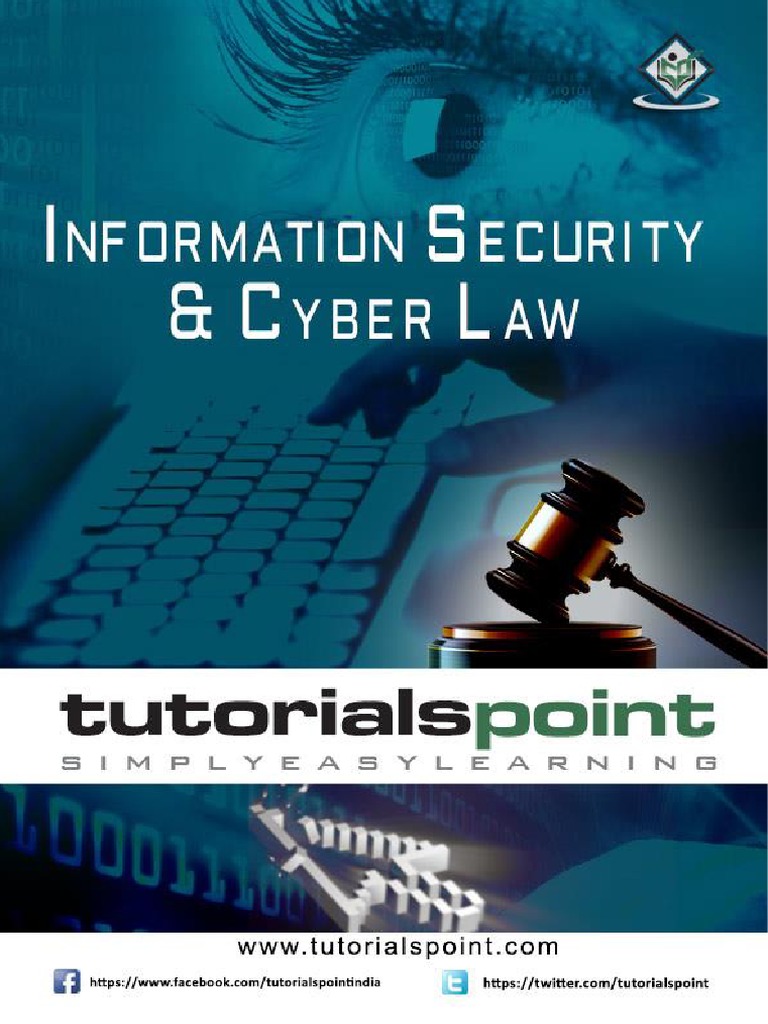 Information Security Cyber Law Tutorial Pdf Computer Security