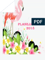 Planner 2019 Flamingo