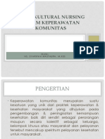 Pertemuan 6-Transkultural Nursing Dalam Proses Keperawatan Komunitas