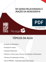 Diretrizes Gerais Relacionadas À Elaboração Da Monografia - Slides PDF