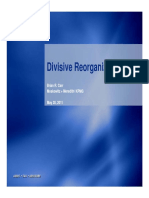Divisive Reorganizations: Brian R. Carr Moskowitz + Meredith/ KPMG May 30, 2011