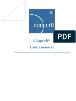 CADprofi - Manual ENG