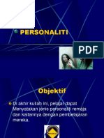 PERSONALITI REMAJA DAN PEMBELAJARAN