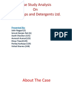 Gem Soaps and Detergents Ltd. Case Study Analysis