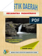 Statistik Daerah Kecamatan Padaherang Tahun 2015 PDF