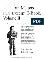 The Horn Matters PDF Excerpt E-Book,: John Ericson