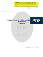 Curriculum and Research Module PDF