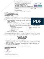 Surat Direktur - Survei Verifikasi Progsus Ke 2 SNARS Edisi 1 Update Rumkit Tk. IV 02.07.05 Dr. Noesmir, Baturaja
