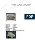 ALBUM DESKRIPSI BATUAN METAMORF Tugas Windi