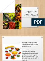 FRUTAS Y HORTALIZAS