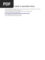 Indicators for trading 