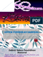 Sistem Pendidikan Nasional Diindonesa NEW