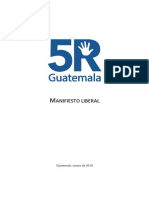 MANIFIESTO LIBERAL Guatemala 2018 PDF