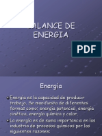 BALANCE DE ENERGIA