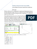 Modeling Expansion Joints in CAEPIPE