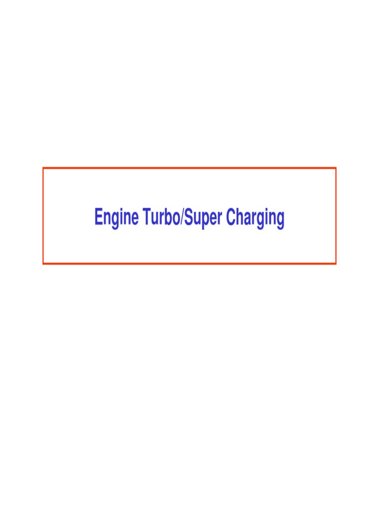 Turbocharger Matching PDF PDF Turbocharger Rotating Machines