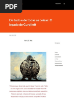 O Legado de Gurdjieff