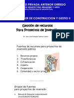 Universidad Privada Antenor Orrego: Gestión de Recursos para Proyectos de Inversión