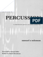 How To Write For Percusssion - Samuel Z Solomon PDF