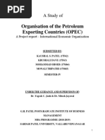 Organisation of The Petroleum Exporting Countries (OPEC)