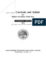 HS Second Year Syllabus (Commere) PDF