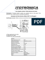 Trabalho 1 de Conjunto Móvel - Ficha Técnica Do Motor