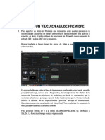 Exportar Un Video en Adobe Premiere