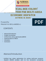 Artificial Bee Colony Optimization For Multi-Area Economic Dispatch