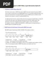 DHCP Relay Option 82 How To