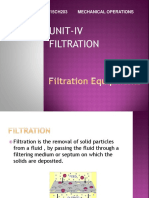Unit-Iv Filtration: 15Ch203 Mechanical Operations